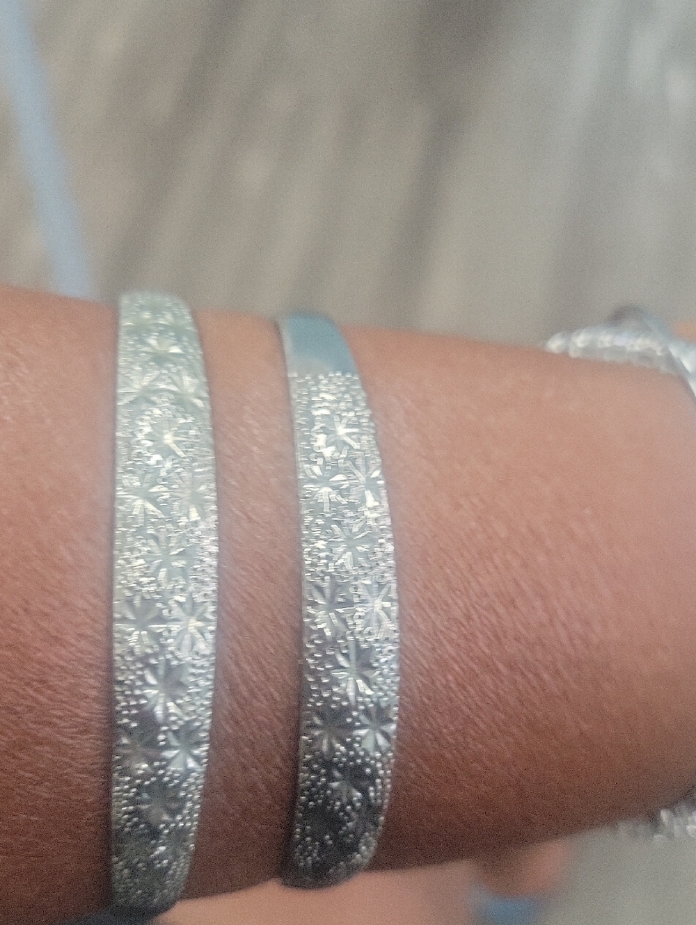 2 Real Silver 925 Adjustable Braclets